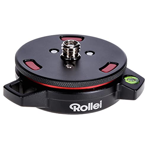 Rollei Foto-Schnellwechsel System für alle Stative. Sekundenschnelles Wechseln des Foto Equipment durch einfaches drehen des Schnellverschlusses., 22880