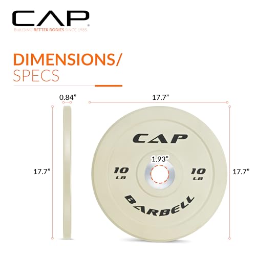 Image of CAP Barbell Rubber Olympic Bumper Plate | Multiple Options /Colors