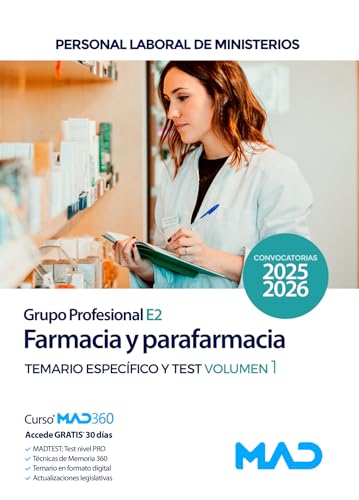 TEMARIO ESPECIFICO/TEST I FARMACIA Y PARAFARMACIA
