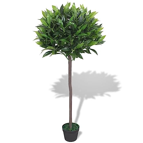 vidaXL Laurier Artificiel avec Pot Décoration d'Intérieur 125 cm Vert Maison