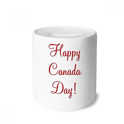 Tirelire céramique Canada Maple Leaf, idée cadeau originale pour petit et grand