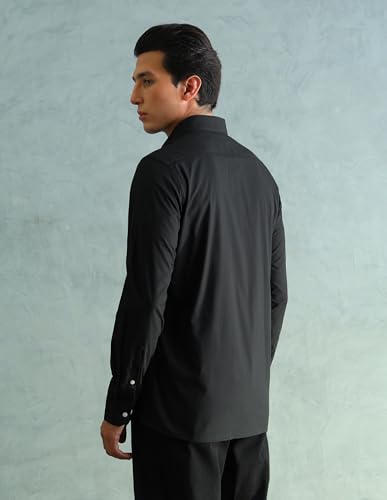 Image of Arrow Slim Fit Mens Formal Shirt - 100% Cotton, Breathable & Comfortable, Full Sleeves Shirts for Men