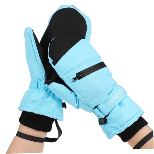 Guantes de esquí impermeables XL para no pasar frío en la nieve y usar el móvil