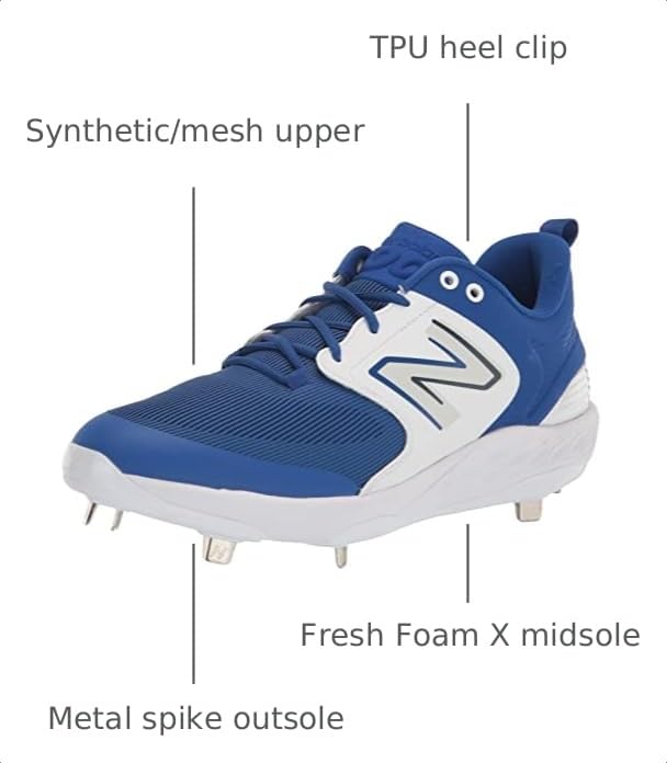 Image of New Balance Men's Fresh Foam X 3000 V6 Metal Baseball Shoes
