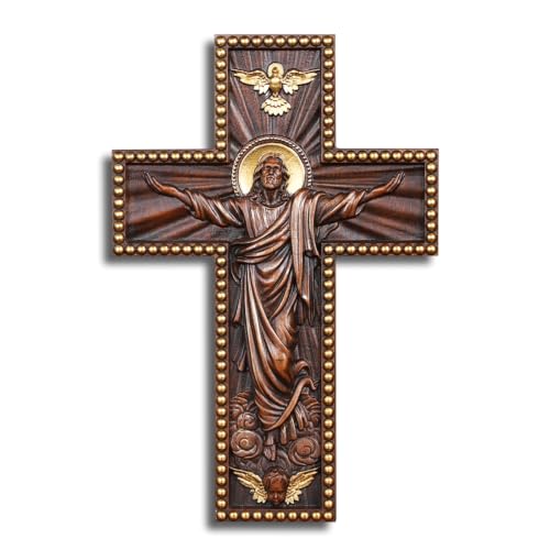 Cruz de la Ascensión de Jesús para decorar salones o colgar en la pared del dormitorio