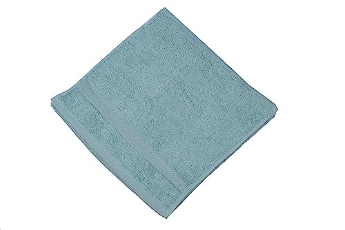 Linteum Textile Face Towel Set, 13x13 Inch, 100% Soft Cotton,
