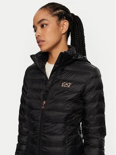 EA7 Emporio Armani Giacca Donna Imbottita Core Lady In Tessuto Tecnico 6DTB28TNGPZ 8058997326933 - Nero Nero 0210 - 3