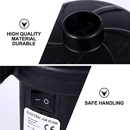 ABOOFAN Bomba de ar elétrica multiuso Inflator de ar compacto para caiaque Bomba de ar JP Plug