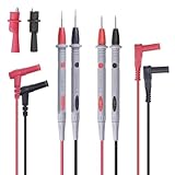 Messleitungen 1000V / 20A, 1000V / 10A, Multimeter Kabel Prüfkabel Zubehör Mit Krokodilklemmen, Testkabel Messspitzen Set