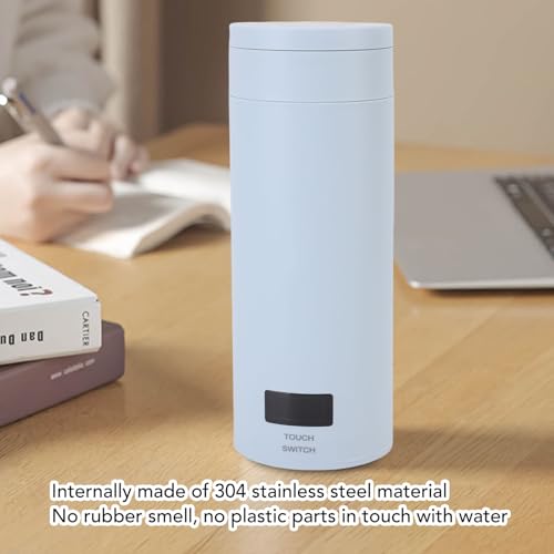 Tetera eléctrica portátil Bewinner 500ml acero inoxidable miniatura 3