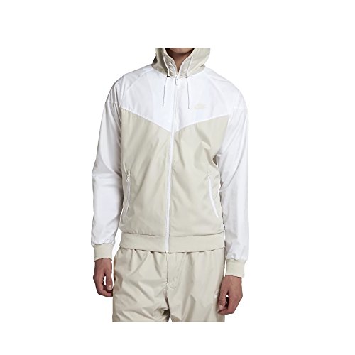 Nike Mens Windrunner Hooded Track Jacket Light Bone/White 727324-073 Size 2X-Large