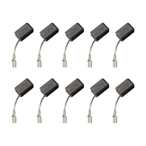 Juego de 10 cepillos de carbono, 6,5 mm x 8 mm x 13 mm, repuesto para amoladora angular E74, GWS7-100, GWS7-125, GWS7-100T, GOP250CE, taladro eléctrico, martillo