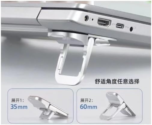 Laptop Standı, 2 Adet, 2 Kademeli Yükseklik Ayarlı, 35mm ve 60mm Yükseltme Seçeneği,