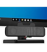 Cyber Acoustics USB Speaker Bar (CA-2890) – Stereo USB Powered Speaker, Speaker Bar Easily Clamps...