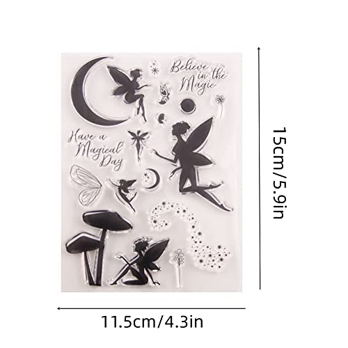 1 Pieces Stamp Making Card Elf Fairy Tales Art Stamps Diy Scrapbooking For Seal Scrapbook Photo Album Decorative Card Making Clear Stamps #TOP1