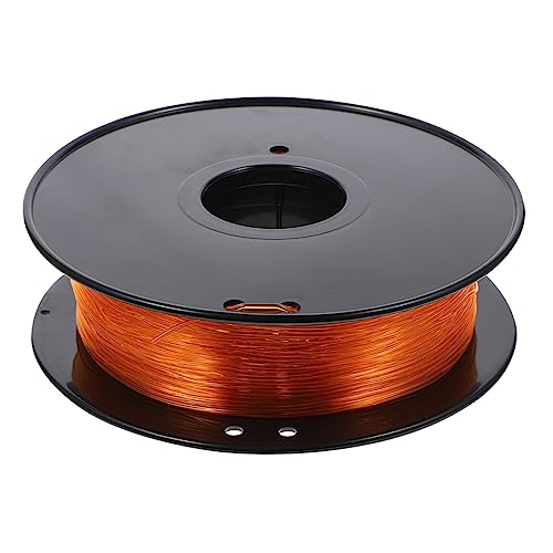 JECOMPRIS 1.75mm TPU 3D Printer Filament, Orange, 1kg Spool, Non-Clogging, Wear Resistant, Stable Melting Point, Easy to