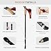 Attrac Wanderstöcke Faltbar - 69-136 cm Nordic Walking Stöcke - Aluminium Trekkingstöcke Mit...