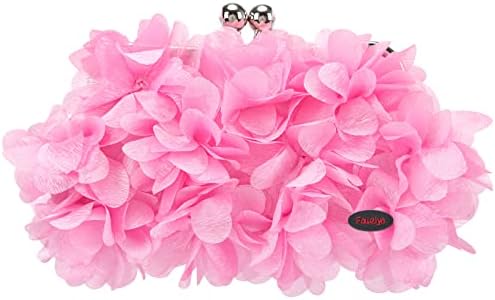 Fawziya Floral Cutch Purses For Women Evening Bags And Clutches-Pink