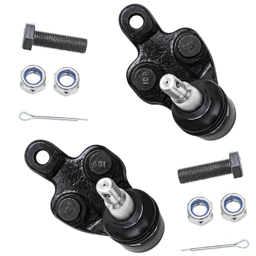 Image of Detroit Axle - Front End 10pc Suspension Kit for 2004-2006 Toyota Camry | Lexus ES330, 2004-2008 Solara, 2 Lower Control Arms 2 Ball Joints 4 Inner & Outer Tie Rods 2 Boots Replacement