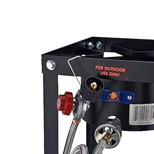 ARC 55,000BTU Propane Burner Camping Stove,Outdoor Gas Stove Burner Cooker for Cooking for Turkey Fry,Homebrewing,Crawfish Boil,and More! ARC 55000BTU Propane Burner Camping StoveOutdoor Gas Stove Burner Cooker for Cooking for Turkey FryHomebrewingCrawfish Boiland More