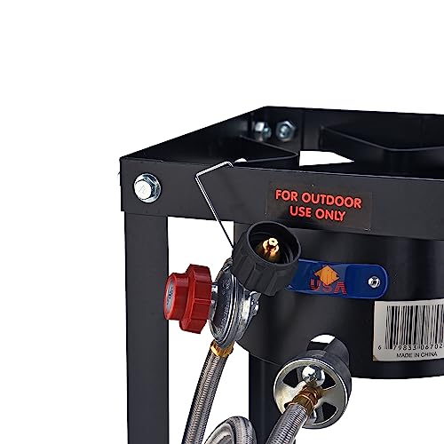 ARC-55000BTU-Propane-Burner-Camping-StoveOutdoor-Gas-Stove-Burner-Cooker-for-Cooking-for-Turkey-FryHomebrewingCrawfish-Boiland-More ARC 55000BTU Propane Burner Camping StoveOutdoor Gas Stove Burner Cooker for Cooking for Turkey FryHomebrewingCrawfish Boiland More