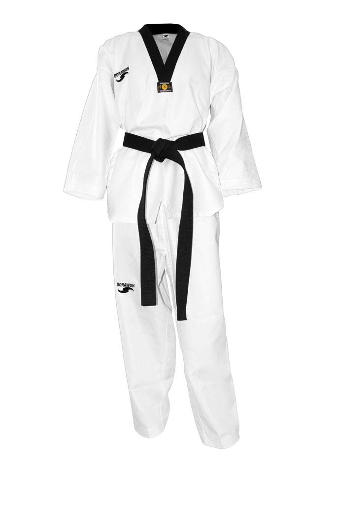 Dobok Taekwondo brodé Rice Noir