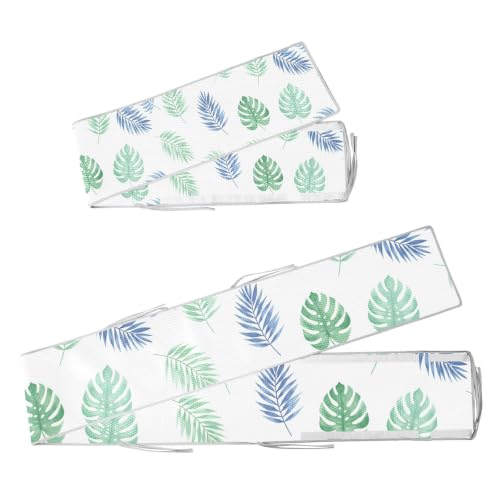 FRCSDIY Leaves Breathable Mesh Crib Liner for Full-Size Cribs