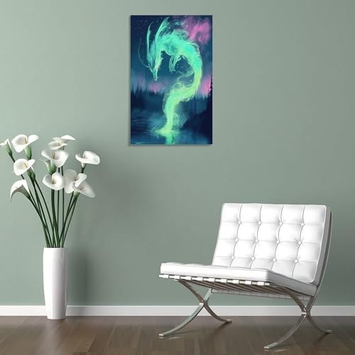 Décoration murale dragon affiche sur toile pour affirmer votre style