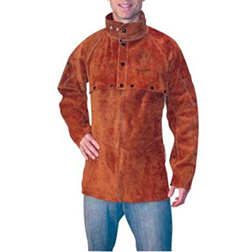 Tillman 3821-20 Dark Brn Side Split Cowhide Cape Sleeve 20