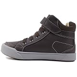 pediped Unisex-Kid's Logan Sneaker, Chestnut, 33 Child EU Big Kid (1.5-2 US)