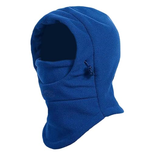 TRIWONDER - TRIWONDER Kids Balaclava Ski Mask Fleece Windproof Winter Hat Neck Warmer Face Cover for Boys Girls Outdoor Sports (Blue)