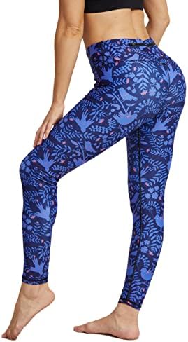 Kenntrice High Waisted Leggings for Women Full Length Workout Yoga Pants with Pocket Fitness for Womens Girls Large
