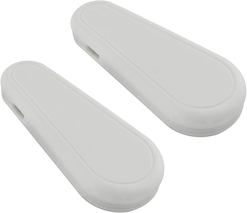 Miniatura 1 de ZZLZX Paquete de 2 cables de repuesto de plástico de 1.76 oz de repuesto para persianas enrollables, cordón blanco, cadena vertical para persianas