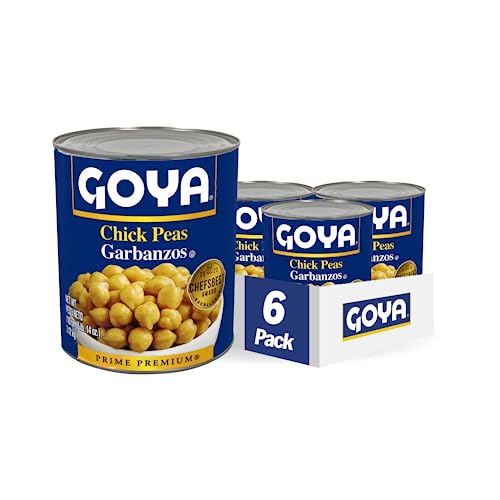 Image of Goya Chick Peas, Garbanzo Beans, 110 Ounce (Pack of 6)