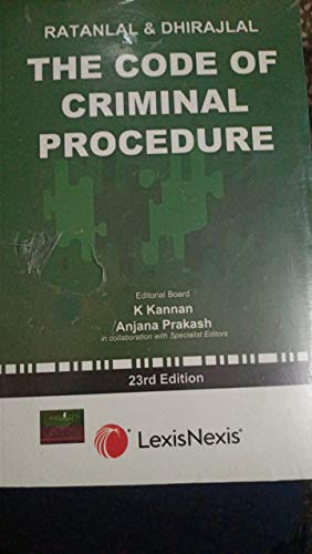 Ratanlal & Dhirajlal The Code of Criminal Procedure - English 2020 Edition