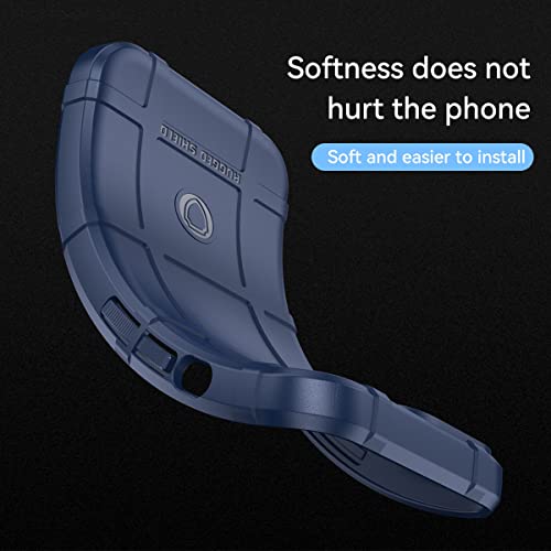 MOONCASE Capa para Samsung Galaxy A73 5G, Soft TPU Militar Escudo Anti-queda Capa Protetora Textura