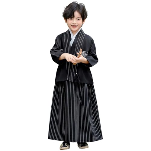 Disfraz Completo Niño Kimono Samurai Talla Large miniatura 3