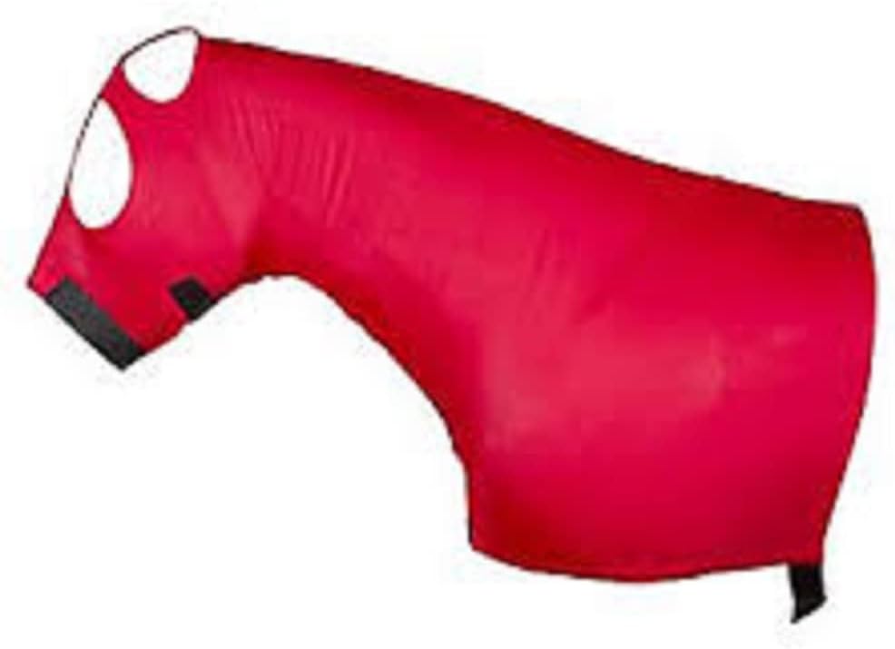 for Horses XXS Solid Zipper Stretch Hood - Red