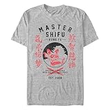 Kung Fu Panda Shifu Dojo Young Men's Short Sleeve Tee Shirt, Athletic Heather