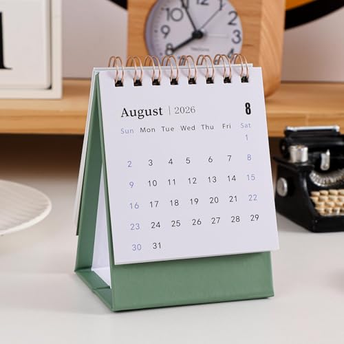Miniatura 2 de 2 Piezas Mini Calendario De Sobremesa 2025-2026, Calendario De Bolsillo De Julio 2025 A Diciembre 2026, Pequeño Calendario Mensual De Escritorio, Planificador Año Académico Para Casa Oficina Escuela