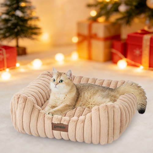 ZOMISIA Small Dog Beds for Small Dogs - Washable Cat