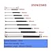 QXCIVR 1PC 420mm-500mm 25kg/250N Car Struts Front Bonnet Hood Rear Trunk Tailgate Boot Shock Lift Strut Support Bar Spring Bus RV(18-8-210-500)