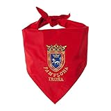 Original Pañuelo Bordado con el Escudo de Pamplona.