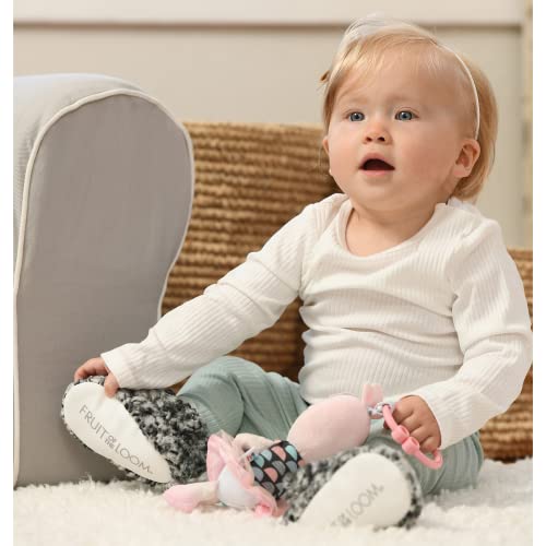 Fruit Of The Loom Cozy Thermal Wrap Booties With Non-Skids For Baby Girls, Boys, Unisex - Midnight (18-24 Months) #TOP6