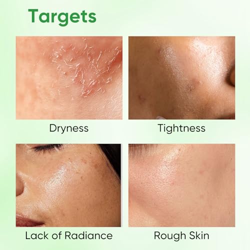 AOPEIBOTO Aloe Vera Face Mask Skincare, Hydrating Moisturizing Sheet Face Masks Pack with Hyaluronic Acid for Soothes & Moisturizes Skin, Pack of 10 — view 2