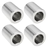 YINETTECH 4er Pack M10 Distanzhülsen aus Edelstahl 304 id 10,2 mm od 16 mm l 20 mm für Ventile und Zylinderköpfe