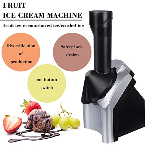 Eismaschine, Dessert-Obst-Servier-Eismaschine für zu Hause, hausgemachte Eismaschine für Kinder, gefrorene Frucht-Slush… – Bild 4