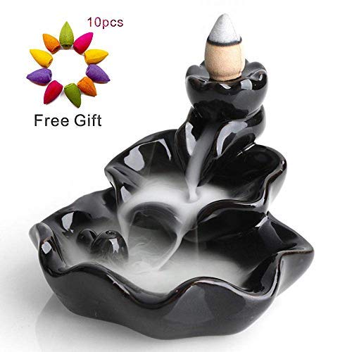 Waterfall Lotus Incense Burner - Image 6