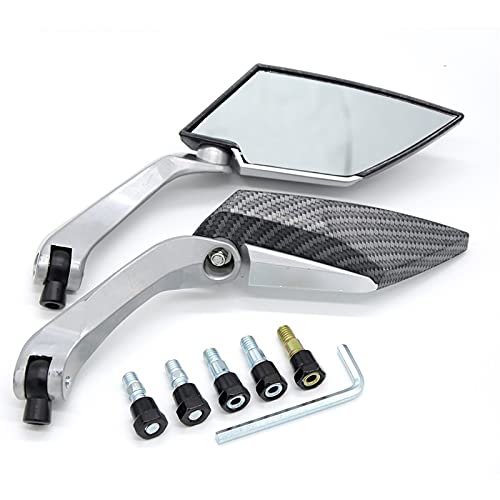 Espejos laterales vista trasera antirreflejo para CRF125F soluciona falta de visibilidad