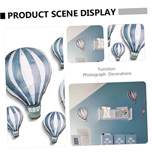 Ifundom 5Pcs Hot Air Balloon Wall Sticker Kids Room Decor Kids Wall Decals Nursery Decals Nursery Wall Sticker Kids Window Cling Background Wall Sticker Wall Stickers Decoration Film Wpc #TOP3